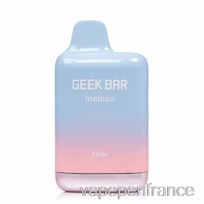 Geek Bar Meloso Max 9000 Stylo Vape Transparent Jetable